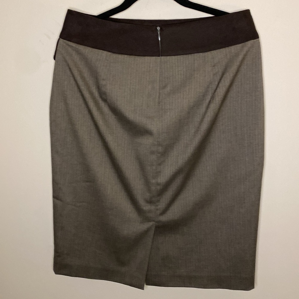 Doncaster Pencil Skirt Sz 10- brown - Picture 2 of 11